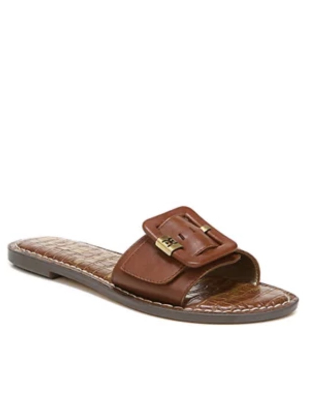 Sam Edelman Chestnut Brown Granada Slide Sandsls